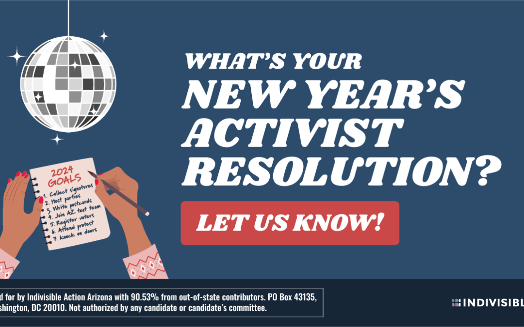 What’s Your New Year’s Activist Resolutions?