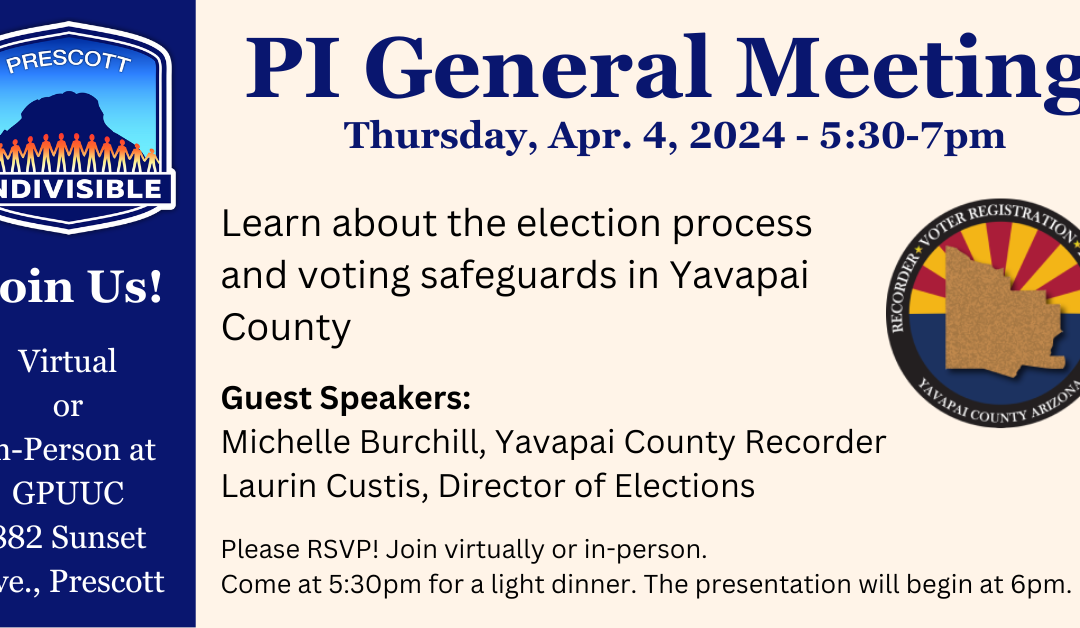 Prescott Indivisible General Meeting 4/4/24