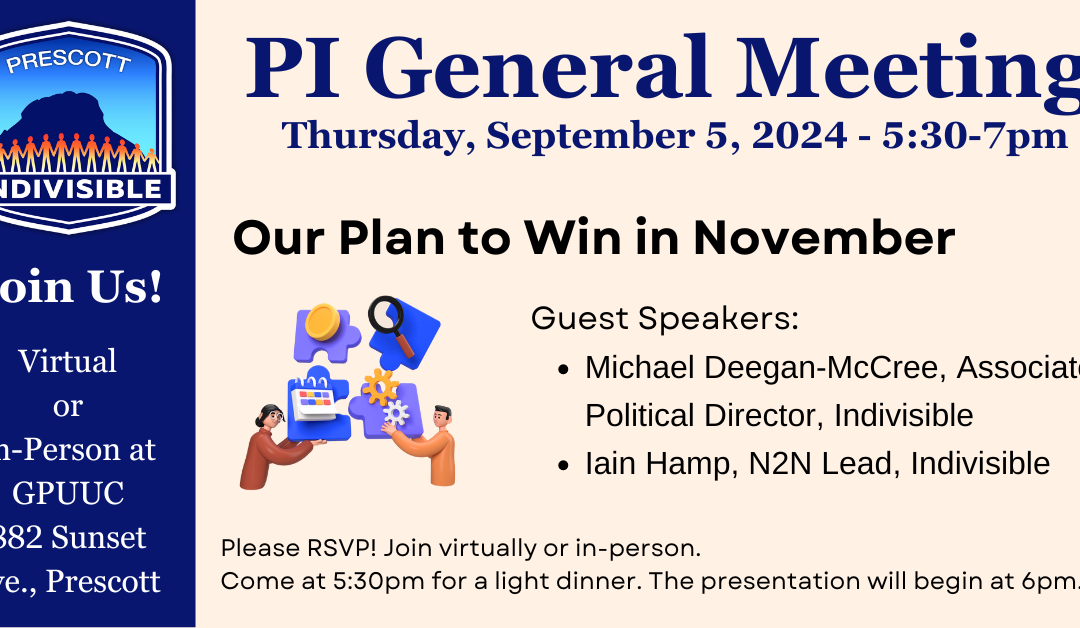 PI General Meeting Thursday 9/5/24