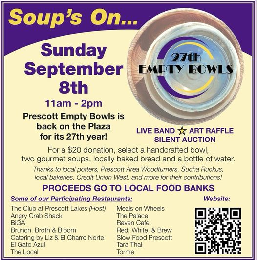 Empty Bowls Sept 8, 2024