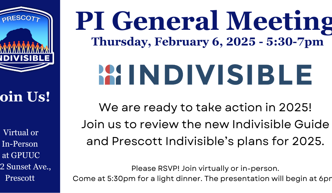 PI General Meeting Thursday Feb 6, 2025