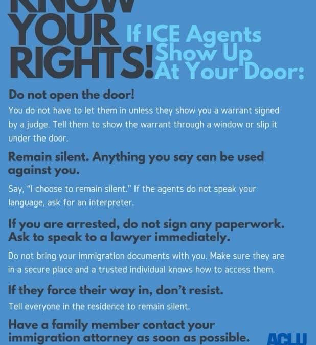 Know Your Rights with ICE