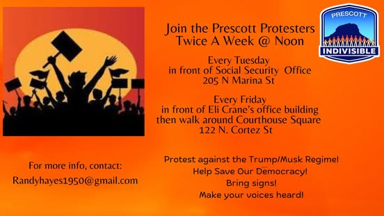 Prescott Protesters: 2x Weekly!