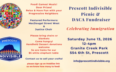 Prescott Indivisible Picnic: Saturday June 13 @ Noon